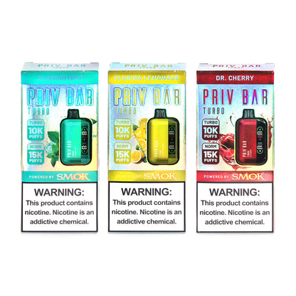 Priv Bar Turbo Disposable Vape 15000 Puffs wholesale in stock