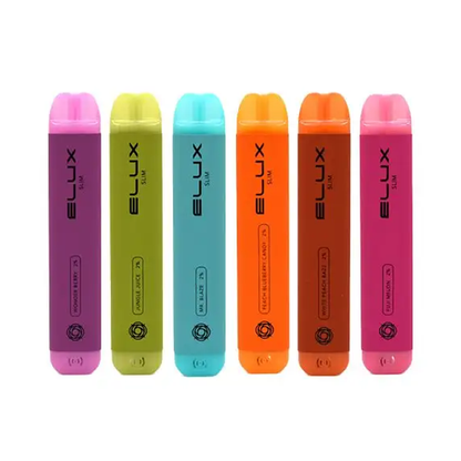 Elux Slim Disposable Vape 600 puffs wholesale in stock