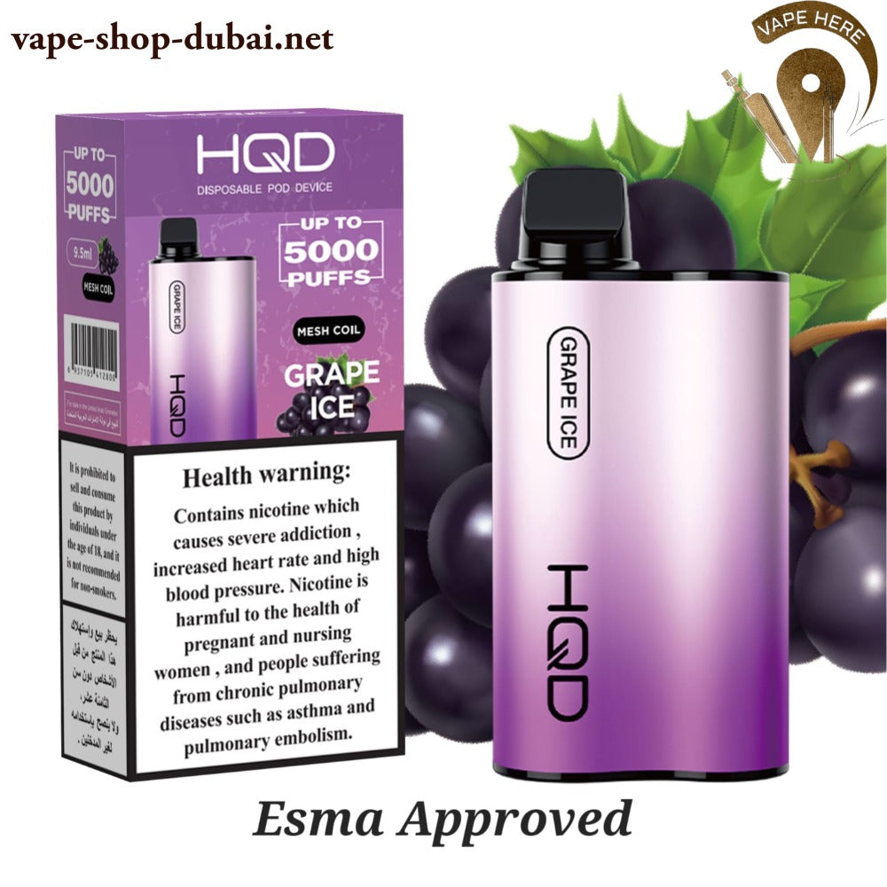 HQD CUVIE ULTIMATE 5000 PUFFS DISPOSABLE VAPE wholesale in stock