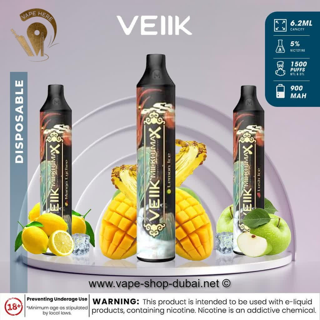 VEIIK MICKO MAX Disposable Vape 1500 Puffs wholesale in stock