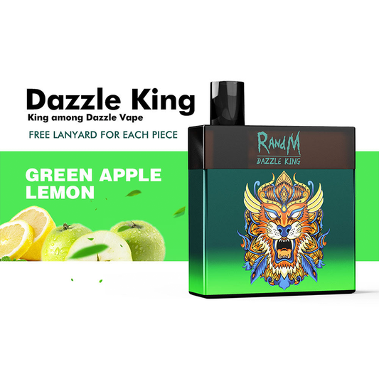 RandM Dazzle King 3000 Led Light Glowing Disposable Vape 3000 Puffs wholesale in stock