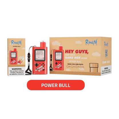 R and M Game Box 5200 Disposable Vape 5200 Puffs wholesale in stock