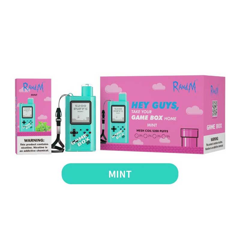 R and M Game Box 5200 Disposable Vape 5200 Puffs wholesale in stock