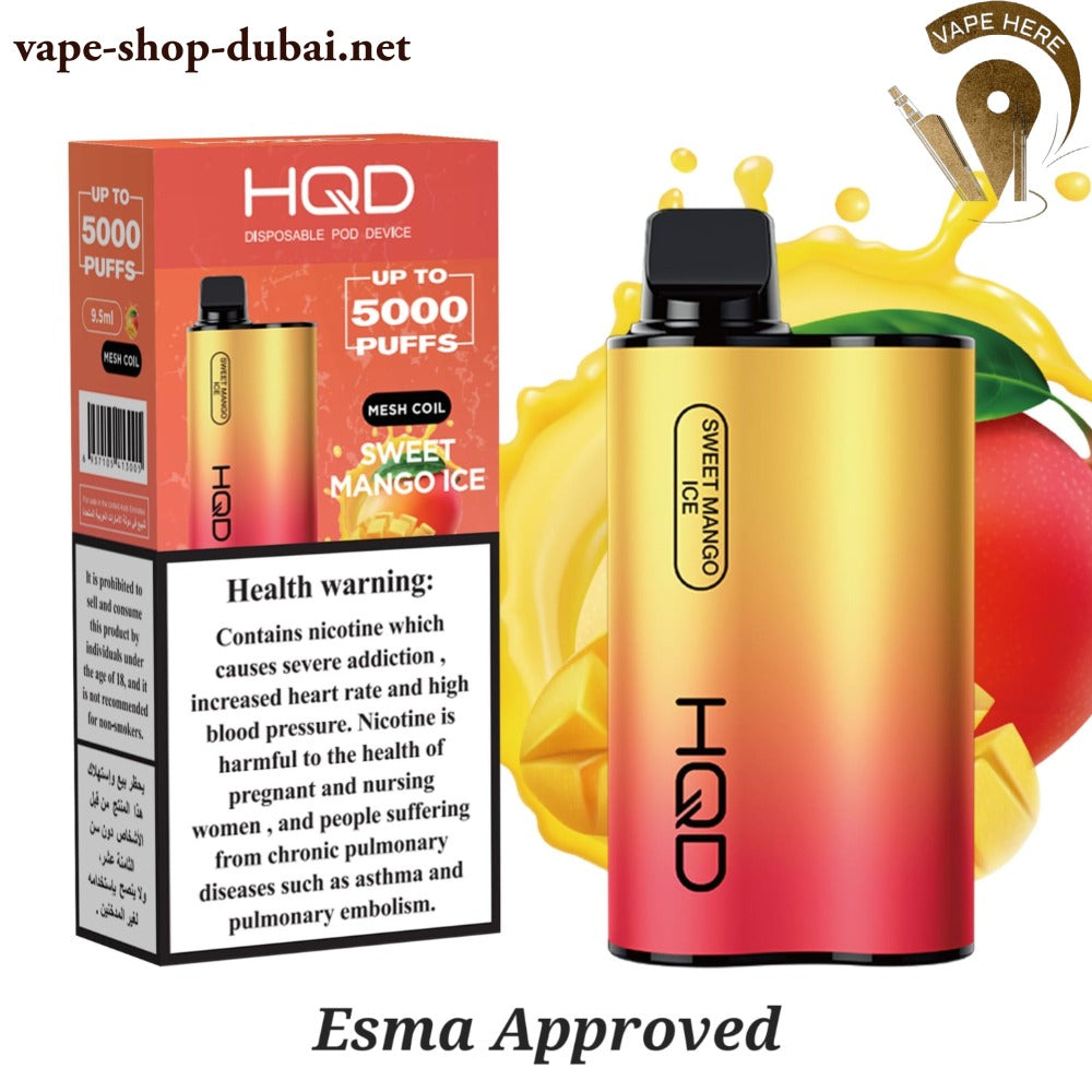 HQD CUVIE ULTIMATE 5000 PUFFS DISPOSABLE VAPE wholesale in stock