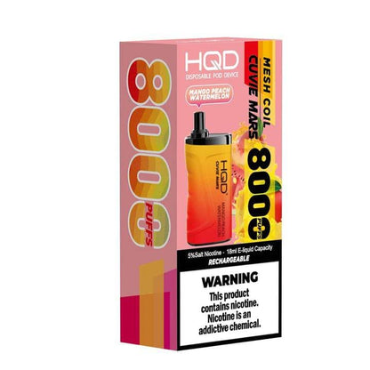 HQD Cuvie Mars Disposable Vape 8000 Puffs wholesale in stock