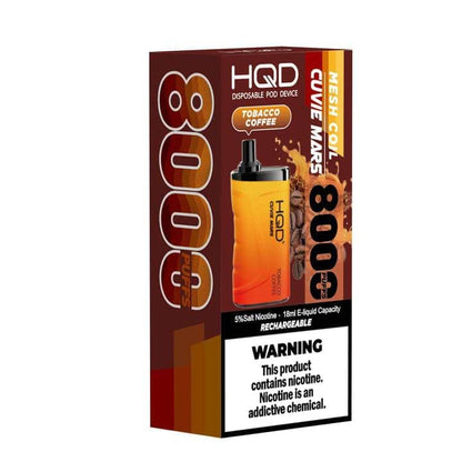 HQD Cuvie Mars Disposable Vape 8000 Puffs wholesale in stock