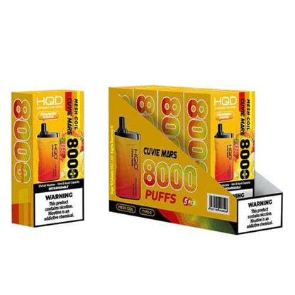 HQD Cuvie Mars Disposable Vape 8000 Puffs wholesale in stock